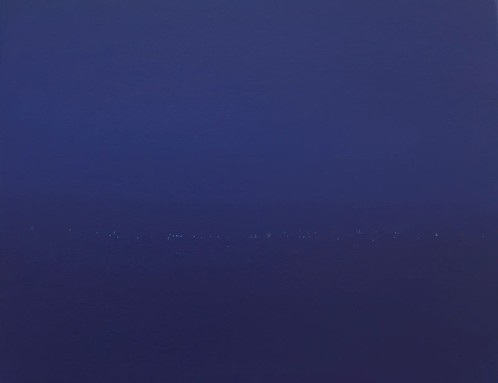 Pejzaż nocny IV, olej na płótnie