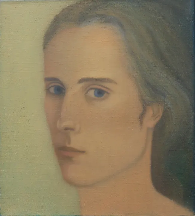 Autoportret alla renaissance, olej na płótnie