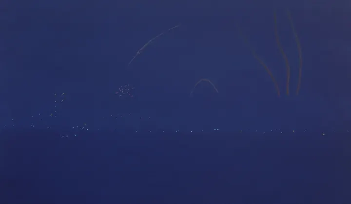 Pejzaż nocny I, olej na płótnie