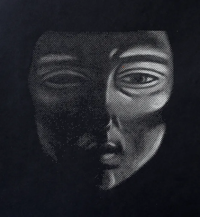 Twarz 1, serigrafia