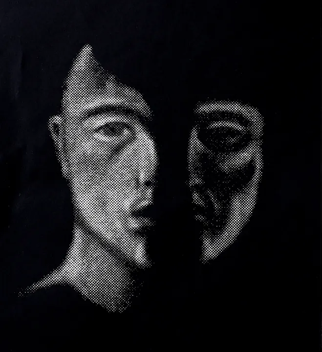 Twarz 4, serigrafia