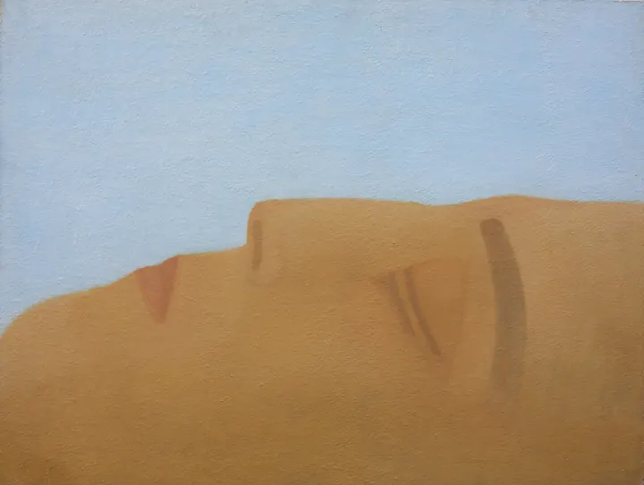 Twarz, olej na płótnie, 125 × 95 cm