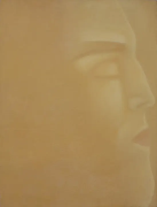 Twarz, olej na płótnie, 110 × 81 cm