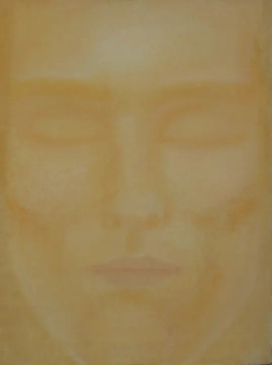 Twarz, olej na płótnie, 81 × 60 cm